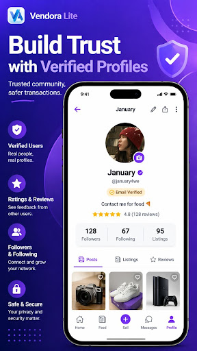 Vendora Lite verified user profile