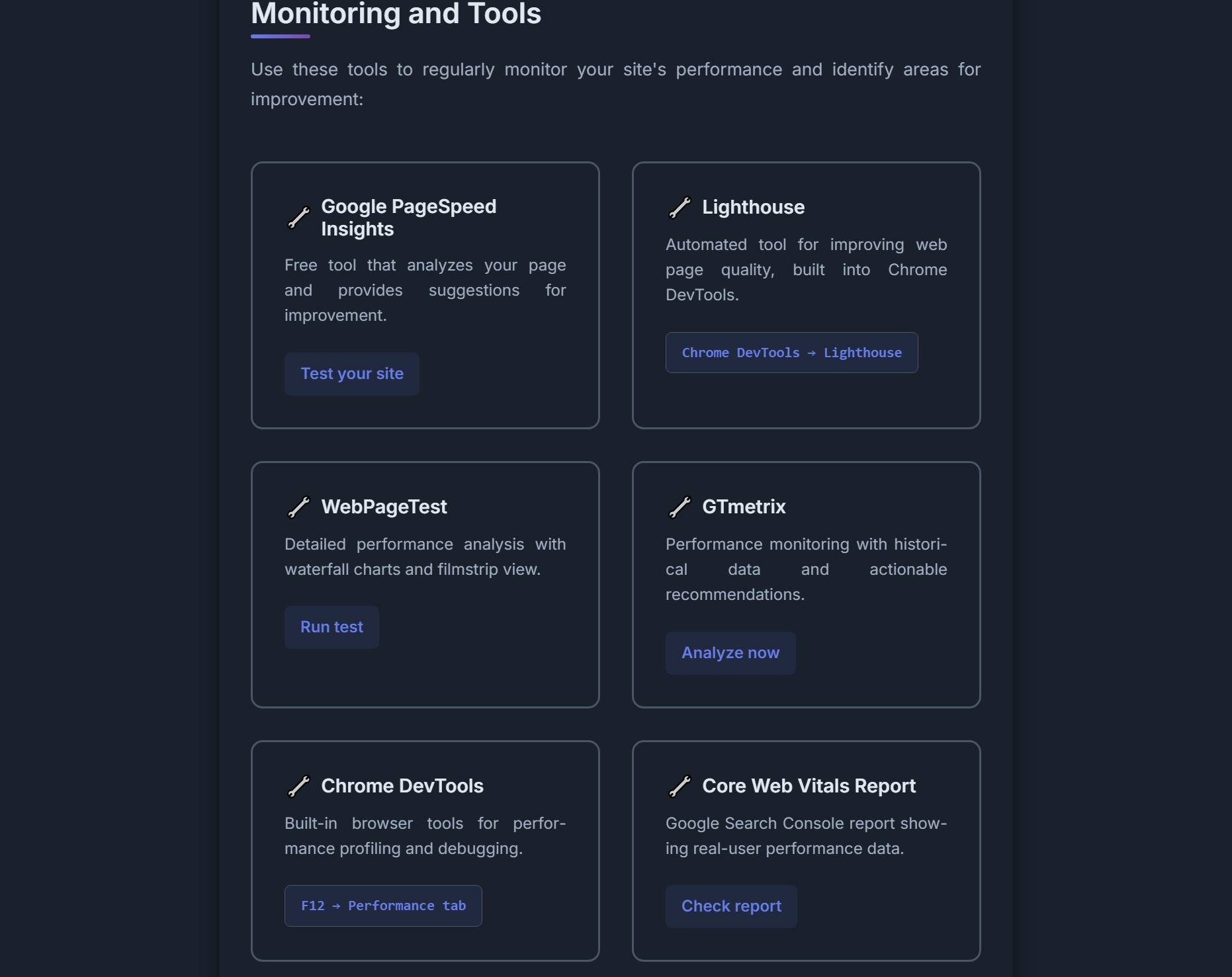 Web Performance Optimization